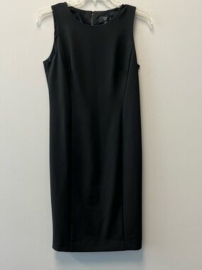 J. Crew 365 Four-Season Stretch Long Black Sheath Dress—Women’s Size 8